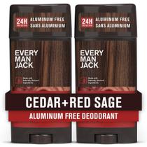 Desodorante Every Man Jack Cedar + Red Sage - 90ml (Pack com 2)