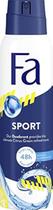 Desodorante Fa Sport Spray 150ml Proteção por 48 Horas
