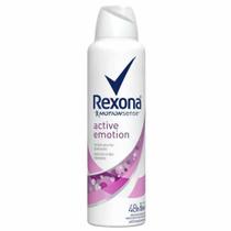 Desodorante feminino antitranspirante aerosol rexona active emotion 150ml