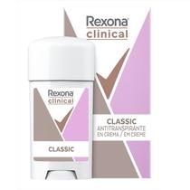 Desodorante Feminino Antitranspirante Em Creme Rexona Clinical Classic 58g