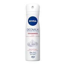 Desodorante Feminino Nivea Deomilk Beauty Elixir Sensitive Aerossol 150ml