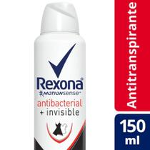 Desodorante Feminino Rexona Motionsense Antibacterial + Invisible Aerosol 150mL