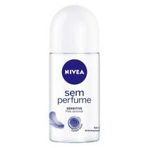 Desodorante Feminino Roll-on Sem Perfume 48h 50ml - Nivea Desodorante Feminino Roll-on Sem Perfume 48h 50ml - Nivea
