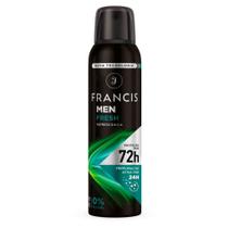 Desodorante Francis Men Fresh Refrescância Aerosol Antitranspirante 72h 150ml Desodorante Francis Men Fresh Refrescância Aerosol Antitranspirante 72h 150ml