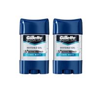 Desodorante Gel Antitransp Gillette Cool Wave 82g-Kit2un