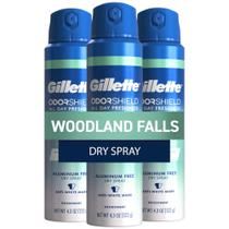 Desodorante Gillette Aluminium Free Dry Spray Woodland 125mLx3