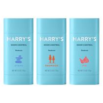 Desodorante Harry's Men Odor Control Sem Alumínio - Kit com 3 Unidades (75mL cada)