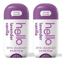 Desodorante Hello Lavender & Baunilha - Sem Alumínio - 75ml (2 Unidades)