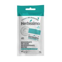 Desodorante herbissimo antip creme refil 45g neutro