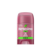 Desodorante Herbíssimo Bloom Invisible Gel Antiperspirante 96h Proteção e Hidratação Stick 45g