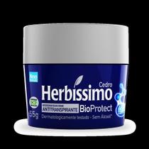 Desodorante Herbíssimo Creme Antitranspirante Bioprotect Cedro 55G