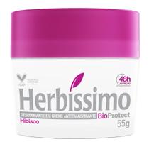 Desodorante Herbíssimo Creme Antitranspirante Bioprotect Hibisco 55G