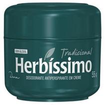 Desodorante Herbíssimo Creme Tradicional Verde 55g
