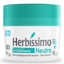 Desodorante Herbíssimo Neutro Creme Antiperspirante com 55g