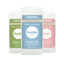 Desodorante HUMBLE BRANDS Original Formula, sem alumínio, pacote com 3