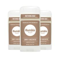 Desodorante Humble Brands Original - Sem Alumínio (3 Unidades)