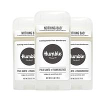 Desodorante HUMBLE BRANDS, vegano, sem alumínio, 75mL, pacote com 3 Desodorante HUMBLE BRANDS, vegano, sem alumínio, 75mL, pacote com 3