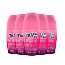 Desodorante Infantil Roll On Suave Tra La La Dance Feminino Sem Álcool +8 anos 65ml (Kit com 5 Unidades)