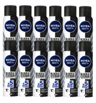 Desodorante Invisible Black & White Nivea Men 150ml - 12 Unidades
