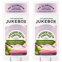 Desodorante JUKEBOX Desodorante natural para mulheres, lavanda, 75 ml, pacote com 2 Desodorante JUKEBOX Desodorante natural para mulheres, lavanda, 75 ml, pacote com 2