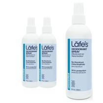 Desodorante Lafe's Natural de 240 ml sem alumínio, pacote com 3 24 horas Desodorante Lafe's Natural de 240 ml sem alumínio, pacote com 3 24 horas