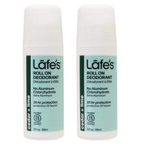 Desodorante Lafe's Natural Roll-On Alumínio Sem Alumínio, Pacote com 90 mL Desodorante Lafe's Natural Roll-On Alumínio Sem Alumínio, Pacote com 90 mL