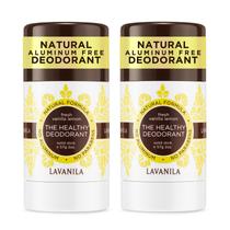 Desodorante Lavanila Natural Sem Alumínio, Baunilha e Limão 60mL x2