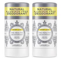 Desodorante Lavanila Sport Luxe, sem alumínio, 65 ml (pacote com 2) Desodorante Lavanila Sport Luxe, sem alumínio, 65 ml (pacote com 2)