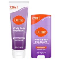 Desodorante Lume Whole Body Invisible Cream/Solid 72h Lavender