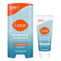 Desodorante Lume Whole Body Invisible Cream + Solid Stick