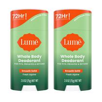 Desodorante Lume Whole Body Smooth Solid Stick 72h 75mL x2