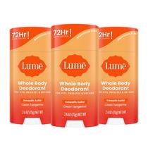 Desodorante Lume Whole Body Smooth Solid Stick 72h 75mL x3