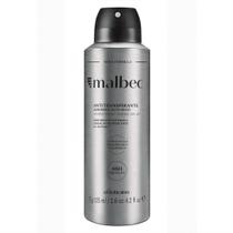 Desodorante Malbec Magnetic Antitranspirante 48h Amadeirado Frutal 125ml Sem Álcool Toque Seco