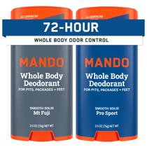 Desodorante Mando Whole Body para homens 72h Odor Control 150mL x2 Desodorante Mando Whole Body para homens 72h Odor Control 150mL x2