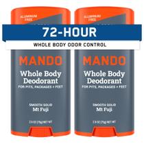 Desodorante Mando Whole Body para homens 72h Odor Control 150mL x2