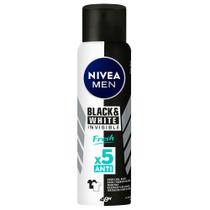Desodorante Masculino Aerosol NIVEA MEN - Invisible for Black & White Fresh