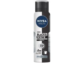 Desodorante Masculino Aerosol NIVEA MEN - Invisible for Black & White Desodorante Masculino Aerosol NIVEA MEN - Invisible for Black & White