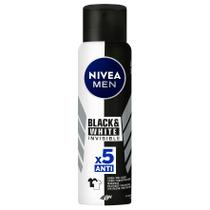 Desodorante Masculino Aerosol NIVEA MEN - Invisible for Black & White