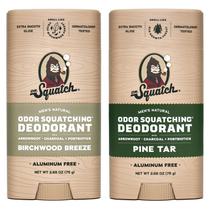 Desodorante Masculino Dr. Squatch - Natural, 2 Unidades de 78ml Desodorante Masculino Dr. Squatch - Natural, 2 Unidades de 78ml