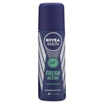 Desodorante Masculino Nivea For Men Fresh Active spray, 90mL