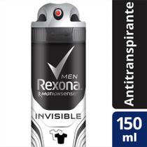 Desodorante Masculino Rexona Motionsense Invisible Aerosol 150mL