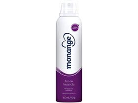 Desodorante Monange Aerossol Hidratação Nutritiva - Flor de Lavanda Antitranspirante Feminino 150ml
