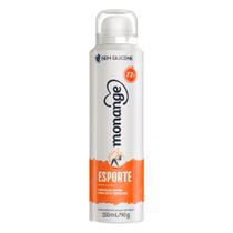 Desodorante Monange Esporte Aerosol Antitranspirante 72h Sem Silicone 150ml