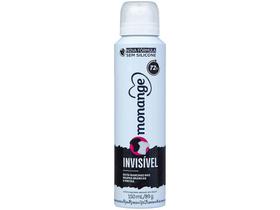 Desodorante Monange Invisível Aerossol - Antitranspirante Feminino 72 Horas 150ml