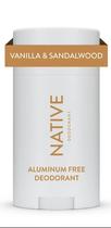 Desodorante Native de Vainilla y Sândalo 75g
