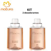 Desodorante natura essencial tradicional feminino refil 100ml- 2 unidades