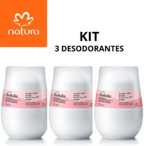 Desodorante natura roll-on aclarar -3 unidades