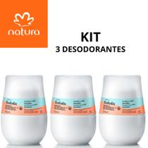 Desodorante natura roll-on macadamia -3 unidades