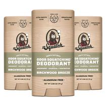 Desodorante Natural Dr. Squatch Birchwood Breeze - 3 Unidades de 80ml