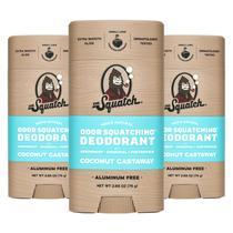 Desodorante Natural Dr. Squatch Coconut Castaway - 3 Unidades de 80ml